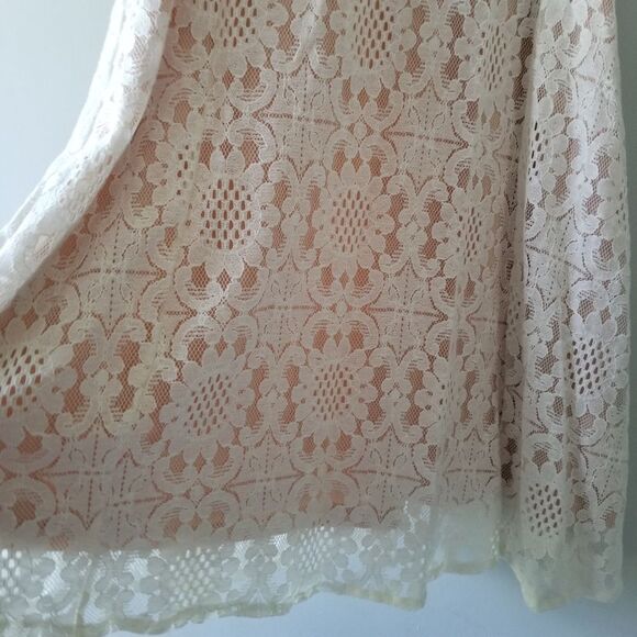 Altar'd State Cream Nude Lace Sleeveless Dress - Picture 5 of 7